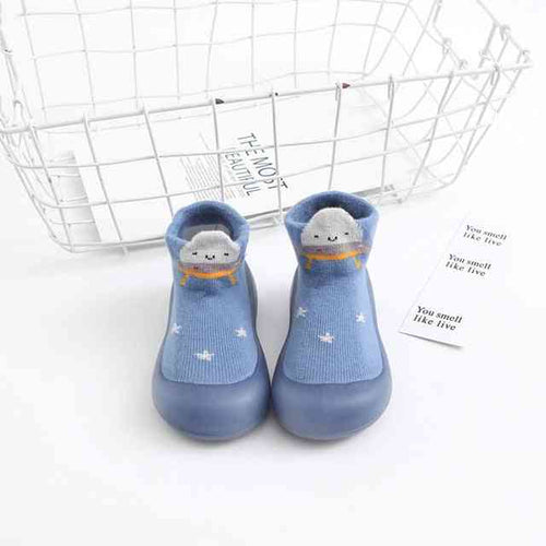 Baby UFO Alien pattern sock shoes for infants, perfect for comfort and style. Ideal footwear for little ones.