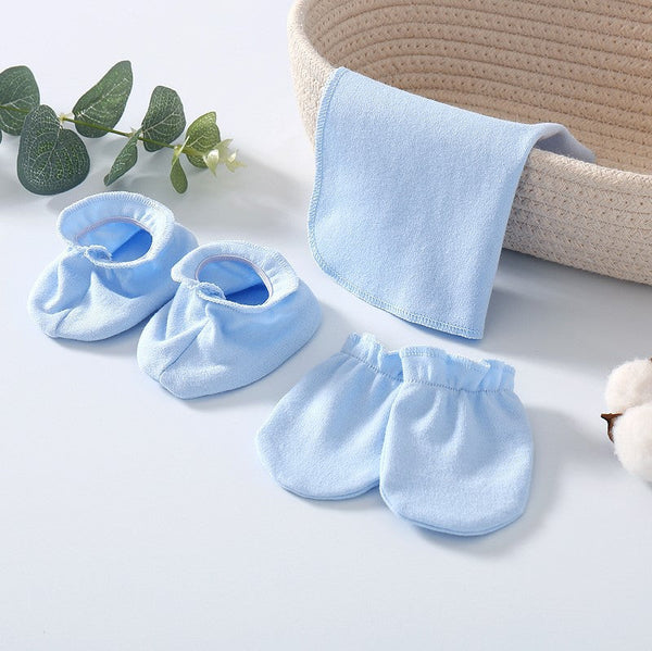 Newborn Solid Color Cotton Bodysuit Thin Style Sets