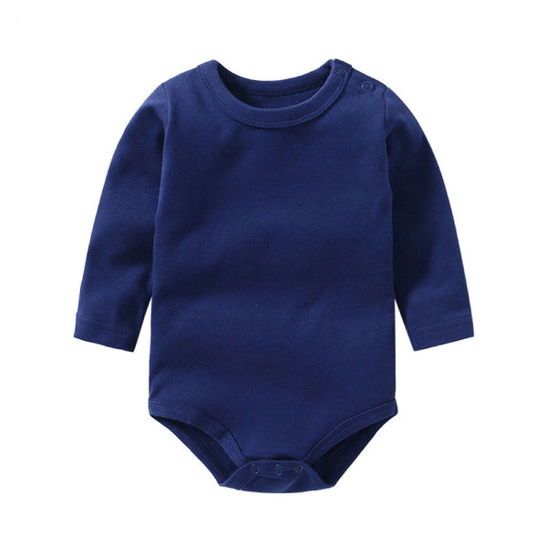 Baby Multi Color Comfy Cotton Long Sleeve Onesies Bodysuits