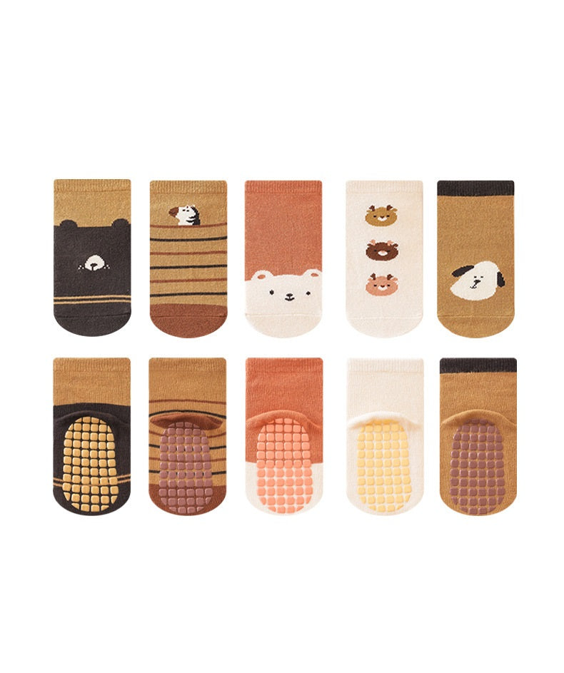 Baby Unisex Breathable Comfy Cartoon Socks Non-Slip