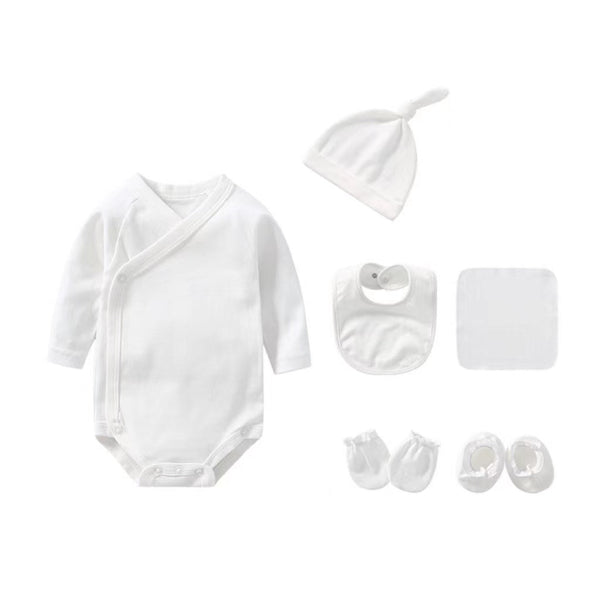 Newborn Solid Color Cotton Bodysuit Thin Style Sets