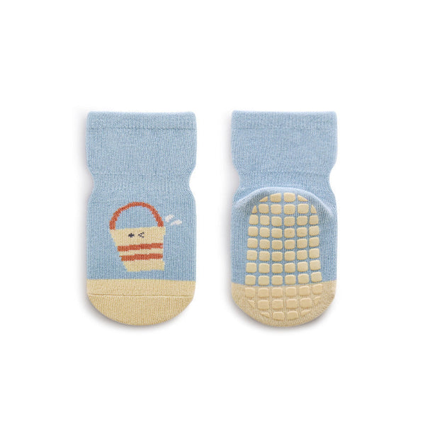 Baby Cartoon And Striped Pattern Non-Slip Design Socks