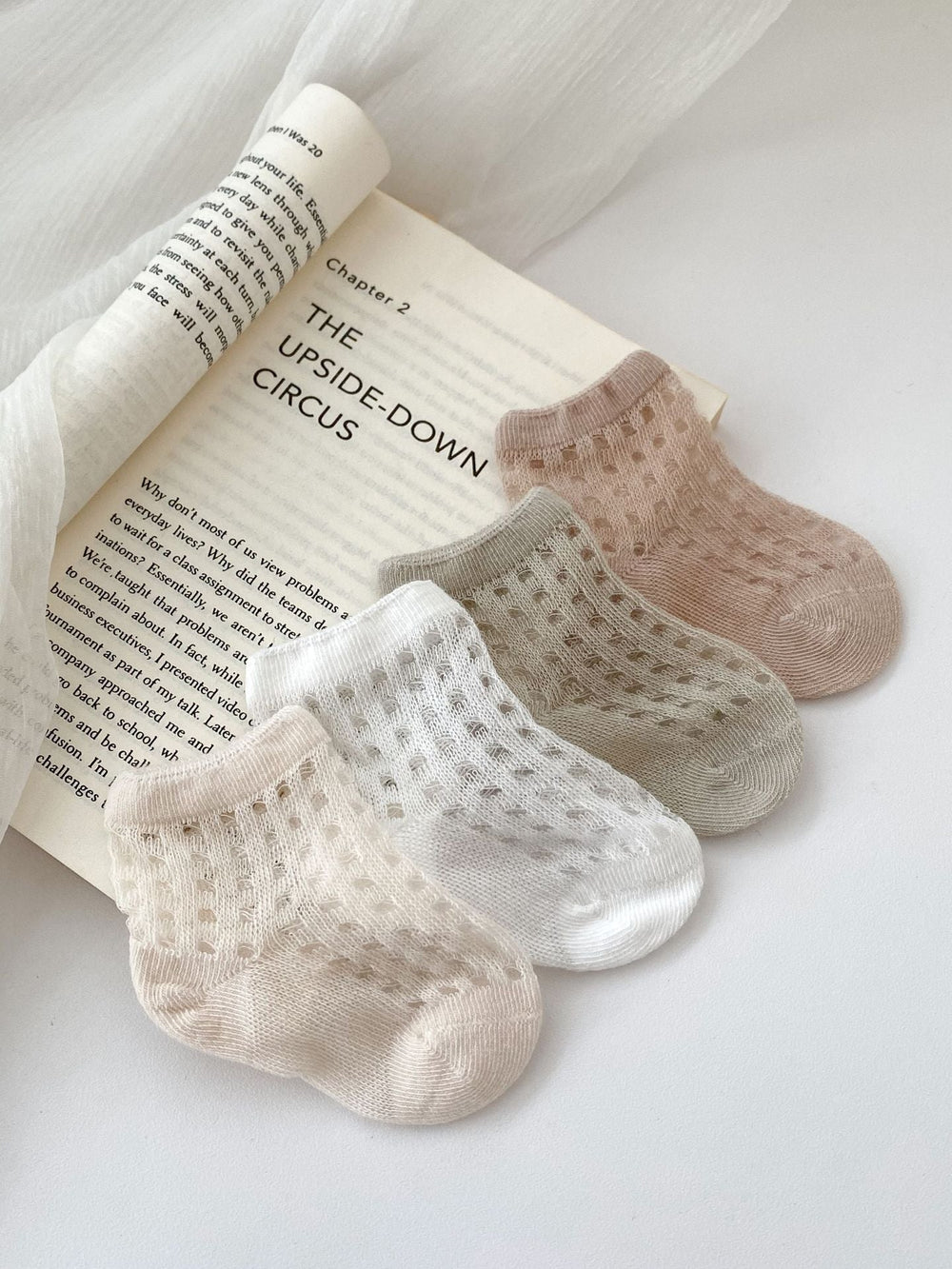 Pairs Summer Super Thin Breathable Socks For Kids: Baby Plaid Socks