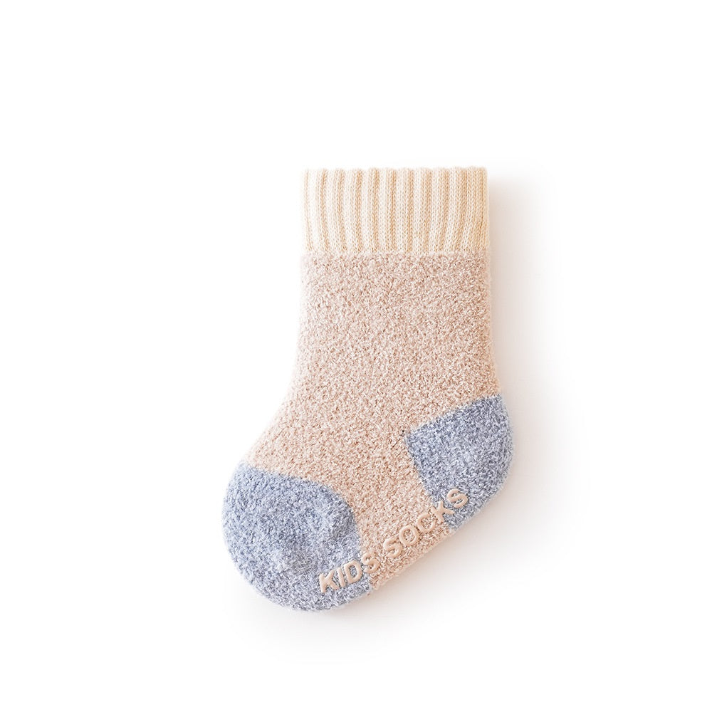 Winter Baby Unisex Breathable Comfy Patchwork Antiskid Socks