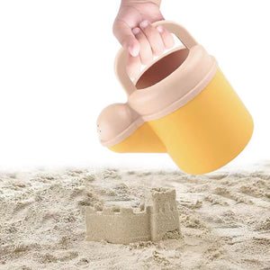 Children’s Beach Toy Wheat Straw Beach Bucket Set With Sand Sand Dredging Tools Outdoor Toy