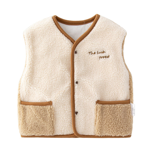 Baby Autumn New Style Lambswool Waistcoat