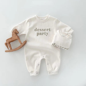 Unisex Simple Style Letter Pattern Rompers