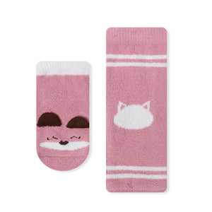 Baby Cartoon Animal Print Pattern Non-Slip Warm Long Socks