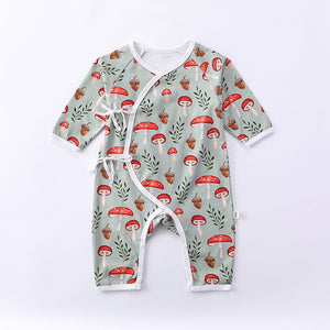 Newborn Autumn Belted Rompers Outfits