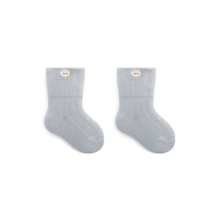 Baby Embroidered Pattern Thickened Warm Mid Tube Socks