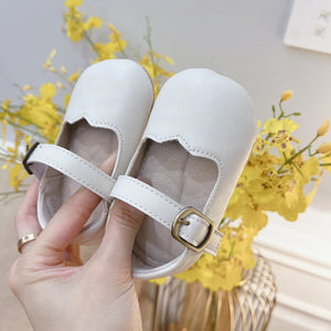 Autumn Fashion Baby Girl Solid Color Leather Toddler Shoes