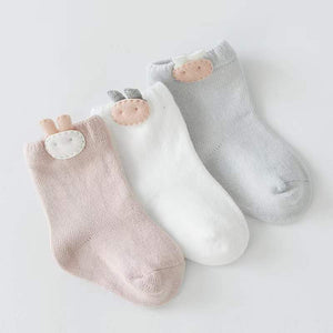 Baby Unisex 1Lot=3pairs Fruit Pattern Boneless Socks