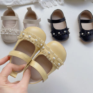 New Arrival Baby Girl Beaded Toddler Soft-Sole Anti-Slip Walking Shoes