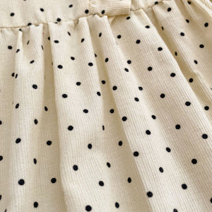 Autumn Polka Dot Pattern Round Neck Rompers