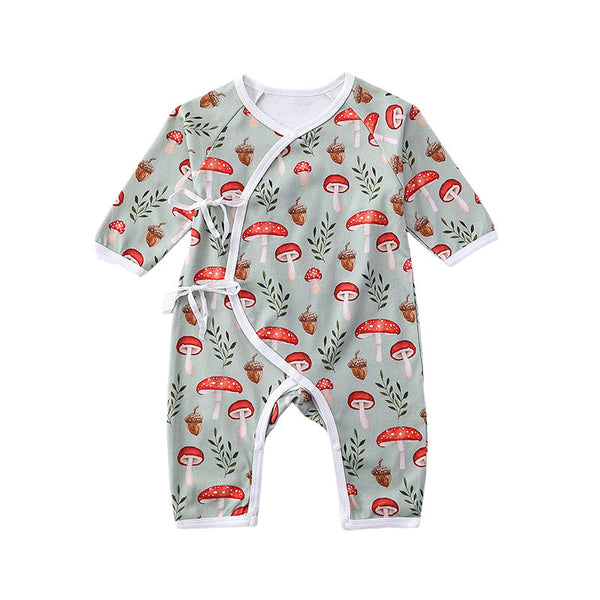 Newborn Autumn Belted Rompers Outfits