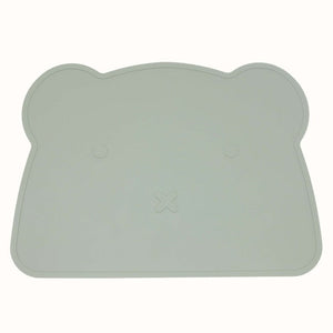 Baby Bear Shape Silicone Washable Insulated Placemat