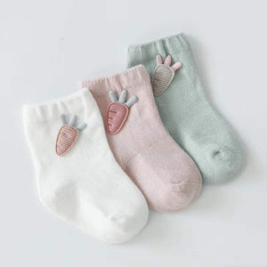 Baby Unisex 1Lot=3pairs Fruit Pattern Boneless Socks