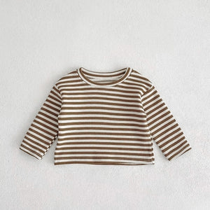 Baby Striped Shirt Combo Corduroy Fabric Cartoon Bear Embroidered Vest Bodysuit 2 Pieces Sets