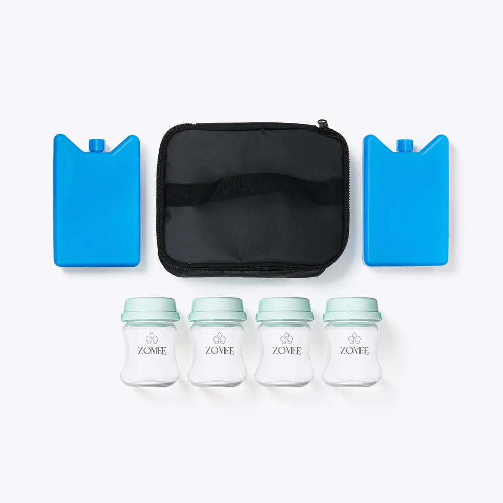 Packable Breast Milk Cooler and Storage Bottles - MOOGCO Baby