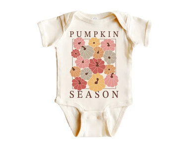 Pumpkin Season Fall - Baby Boy Girl Clothes Infant Bodysuit Funny Cute Newborn Baby Bodysuit
