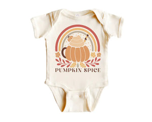 Pumpkin Spice Fall - Baby Boy Girl Clothes Infant Bodysuit Funny Cute Newborn Baby Bodysuit