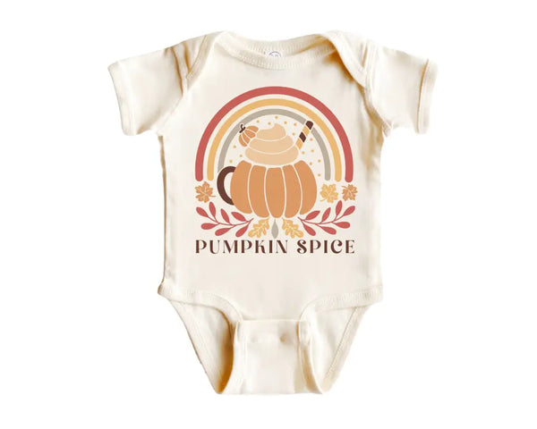 Pumpkin Spice Fall - Baby Boy Girl Clothes Infant Bodysuit Funny Cute Newborn Baby Bodysuit