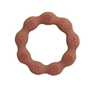 Silicone Teething Ring - Pumpkin