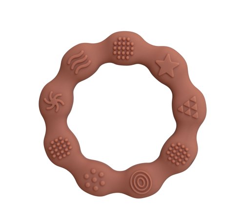 Silicone Teething Ring - Pumpkin