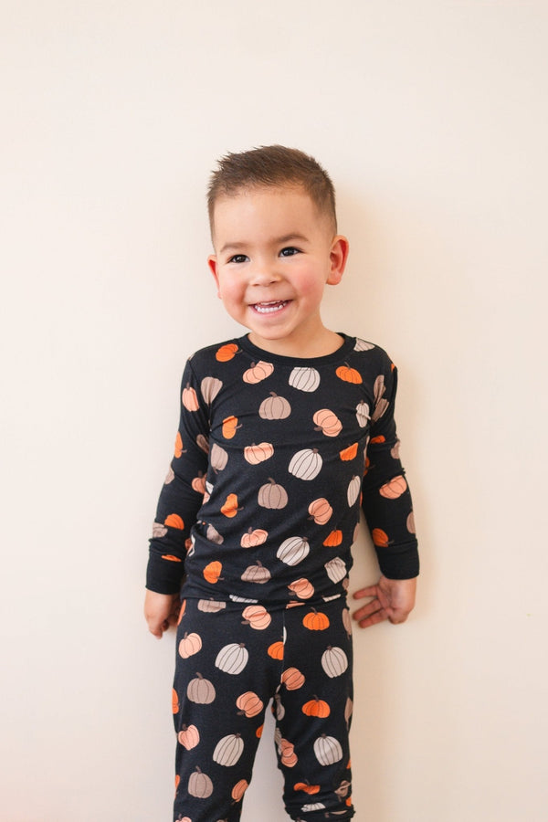 Pumpkins Black (Long Sleeve PJ)