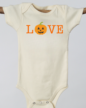 Halloween Short Sleeve Romper 2-Piece Gift Set, Love and Boo
