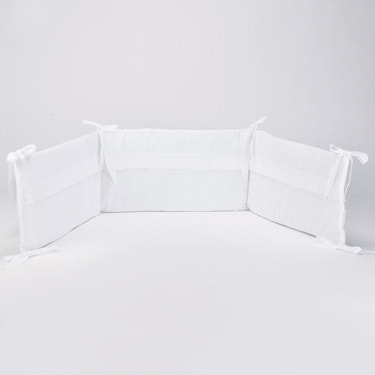 PURITY | Baby White Cotton Bed Bumper