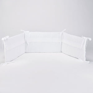PURITY | Baby White Cotton Bed Bumper