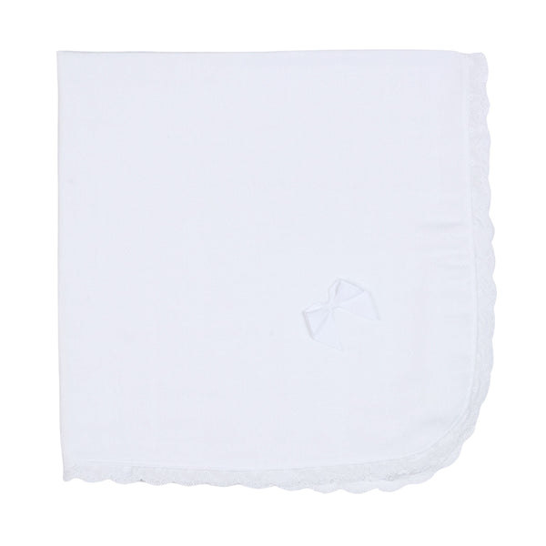 PURITY | Girls White Broderie Anglaise Muslin Square