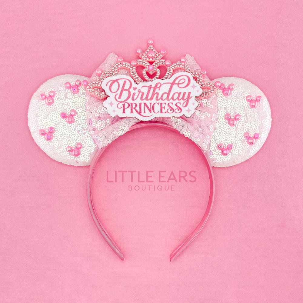 Purple Birthday Princess Ears