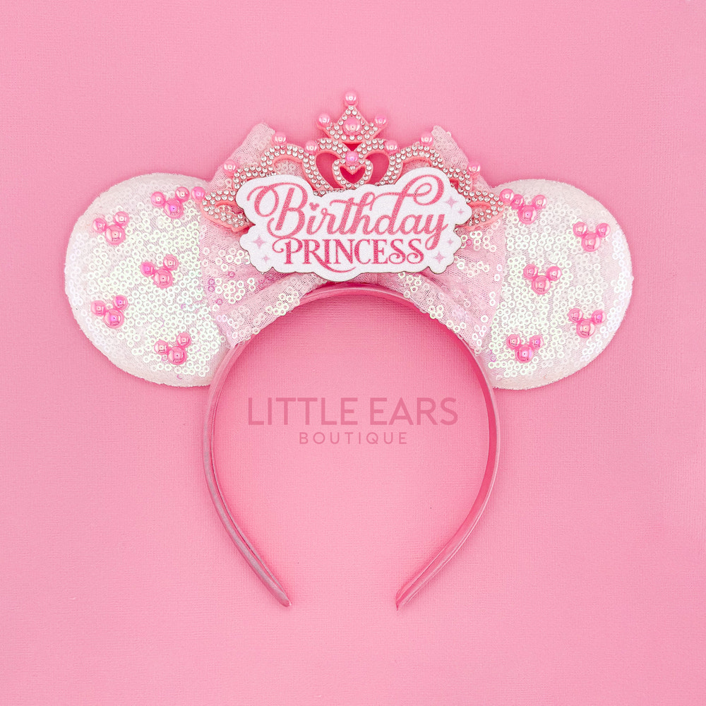 Purple Birthday Princess Ears