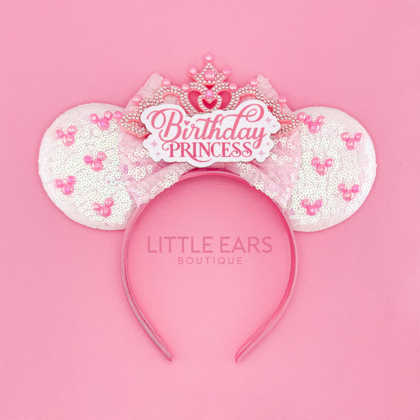 Purple Birthday Princess Ears