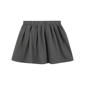 Purple Halloween Ruffle Top and Gray Skort Set