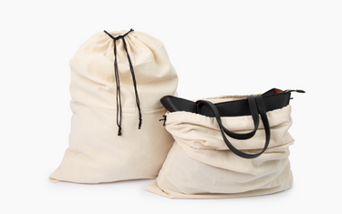 Stylish purses and shoes storage bags for organized household storage.
