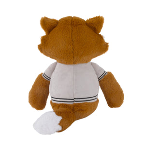 Team All Star Dark Orange and Ivory "Ace" The Plush Fox Stuffed Animal with Jersey