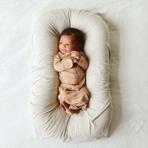 goumikids Preemie 24 Hour Convertible Gown Sandstone