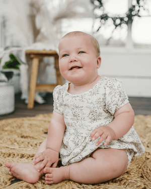 Quinn Bow-Back Top & Bloomer Set - Wisteria Smoke