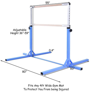 Adjustable Gymnastics Horizontal Bar for Kids - Weather