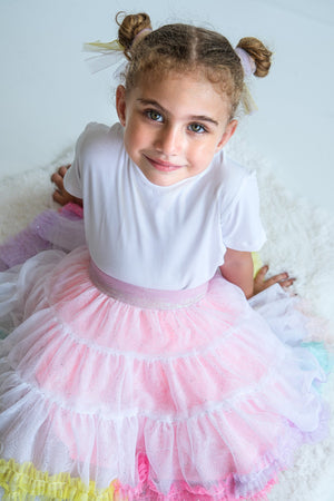 Rainbow Sparkle Tutu Skirt