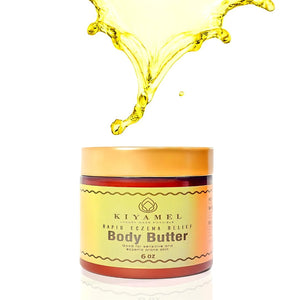 Rapid Eczema Relief Body Butter for babies - soothing, moisturizing formula for sensitive skin.