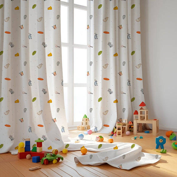 Ratatoille Themed Baby Room Curtain