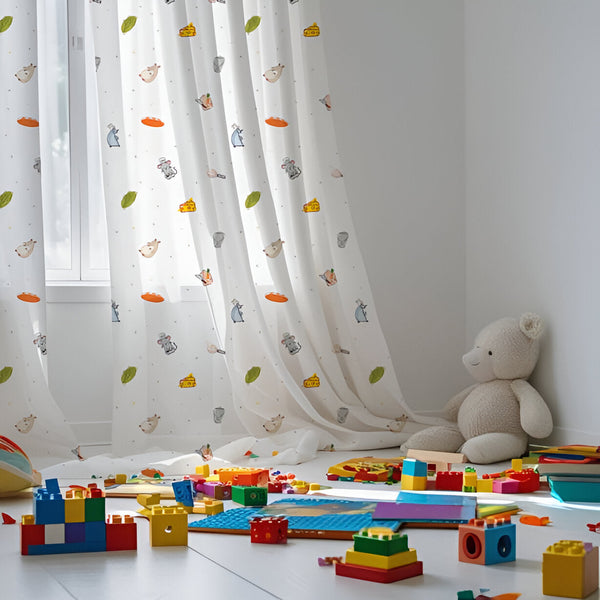 Ratatoille Themed Baby Room Curtain