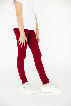 Burgundy Leggings