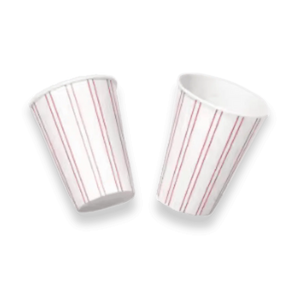 Red Farmhouse Striped Cup