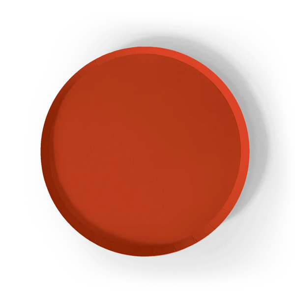 Red Paper Party Plate (8pcs)