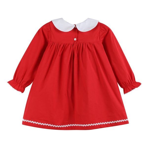 Red Ruffle Christmas Tree Dress
